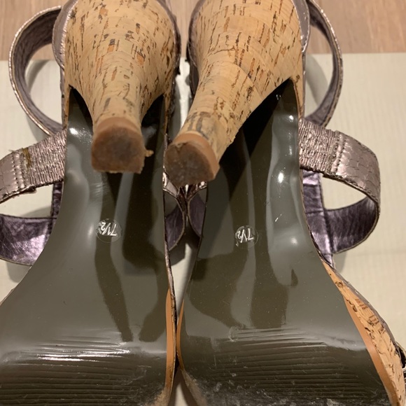 Pewter Roberto Vianni heels - Picture 7 of 9